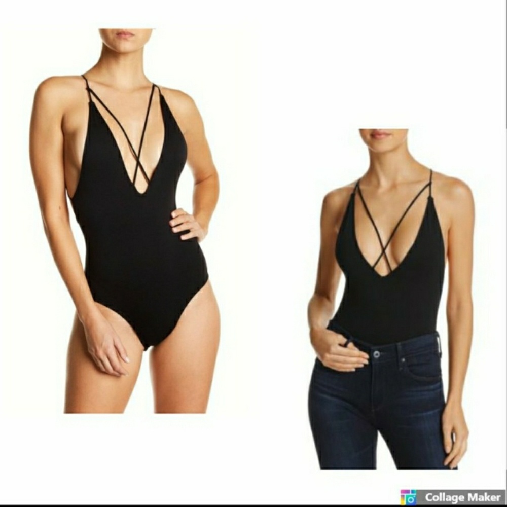 NEW! SAM EDELMAN  BLACK BODYSUIT